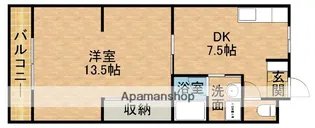 元魚ハイホーム【2階】の間取り