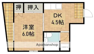 EIGHT BUILDINGⅠ【8階】の間取り