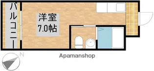 コンフォール根上り松【1階】の間取り