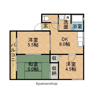 ラヴィ【1階】の間取り