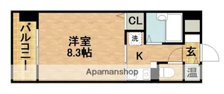 ブライティ助信【5階】の間取り