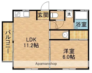 ハイツアセンド【2階】の間取り