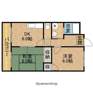 SURPLUS志太【2階】の間取り