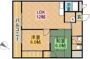 SURPLUSチェリー【1階】の間取り