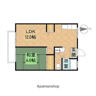 サニーヒルズ【2階】の間取り