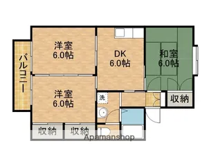 カーサグランデ【2階】の間取り