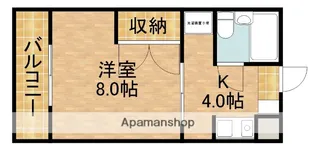 ブルースカイ【1階】の間取り
