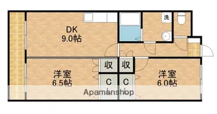 グロワール【303号室】の間取り