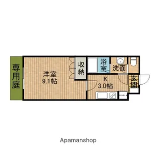 エスタジール【1階】の間取り