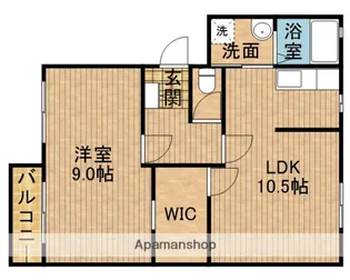 フレグランスA【2階】の間取り