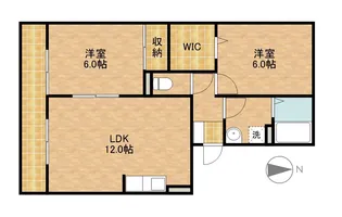 プリムヴェール【3階】の間取り