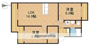 マンションストークⅤ【2階】の間取り