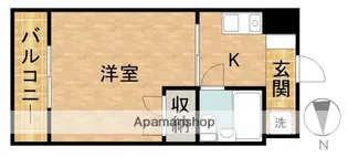 レジデンス曳馬Ⅲ【2階】の間取り