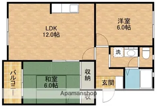 サンビューラⅠ【3階】の間取り