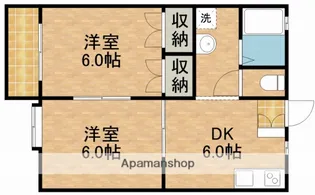 ハイツハイブリッジ【2階】の間取り