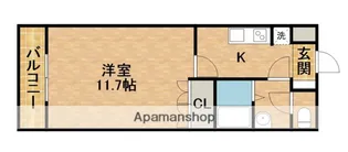 グランドール【1階】の間取り