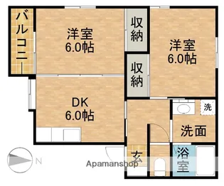 ハウスプラネットA【1階】の間取り