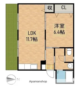 フレグランス21B【1階】の間取り