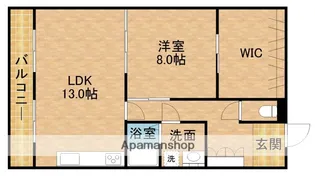 シャトーインTOKAI【4階】の間取り