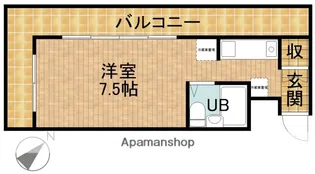 コンフォール鴨江【3階】の間取り