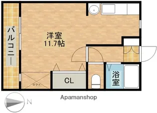 カーサM【2階】の間取り