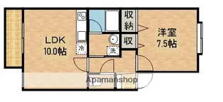 コリーナF【1階】の間取り