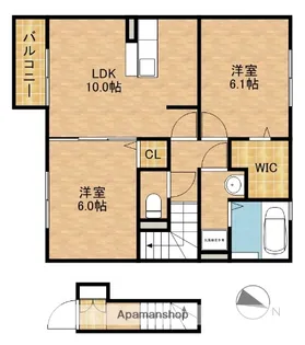 セレーナ【2階】の間取り