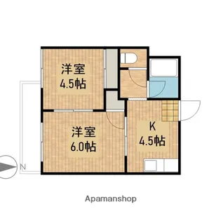 フォーブル掛川【101号室】の間取り