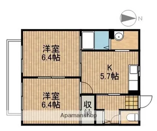 ムーブルⅡ【2階】の間取り