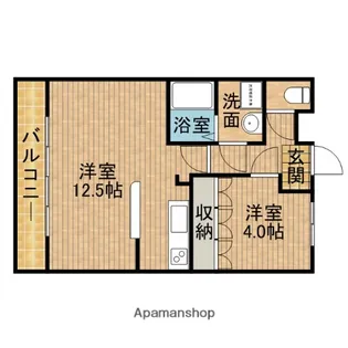 クレシア【2階】の間取り