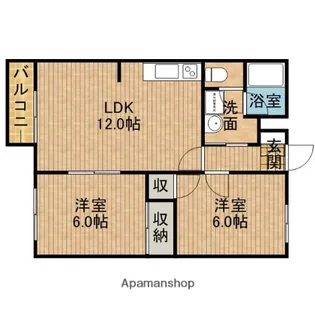 ホープスターA【1階】の間取り