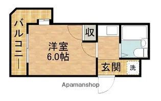 1Kの間取り画像