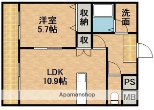 エスペランサ【1階】の間取り