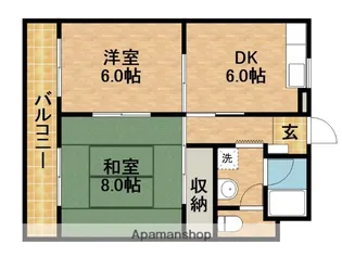 ロイヤルマルトウⅡ【105号室】の間取り