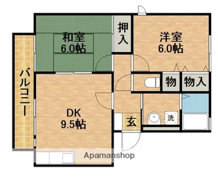 アチチュード【2階】の間取り
