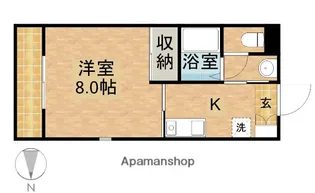 コスメルⅠ【203号室】の間取り