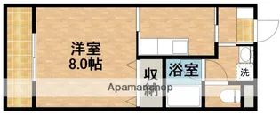 オリオンアパートメント【1階】の間取り