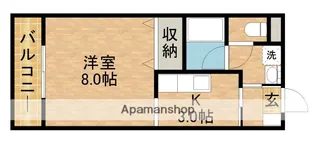 オリオンアパートメント【3階】の間取り