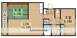 メローネINN【2階】の間取り