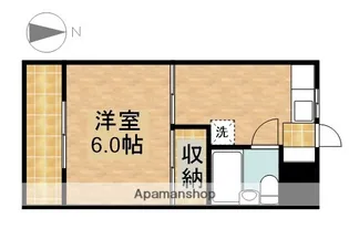 さぎの宮ハイツ【1階】の間取り