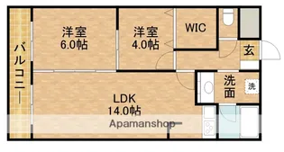 アソルティ伝馬町【403号室】の間取り