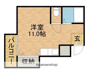 サンフォーレⅡ【1階】の間取り