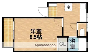 ファイブミニッツ【1階】の間取り
