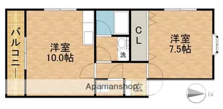 Mコープ【202号室】の間取り