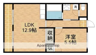 ポヌール半田【3階】の間取り