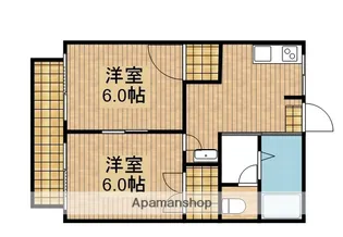 F・OAK【2階】の間取り