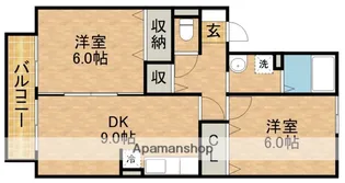 エクレール【1階】の間取り