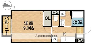 セントラルパーク・ウエスト【2階】の間取り