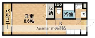 メゾンカネブン【1階】の間取り