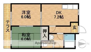 ベルギーハイツ【1階】の間取り